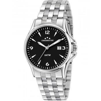 CHRONOSTAR Vintage Mens - R3753121001,  Silver case with Metallic Bracelet