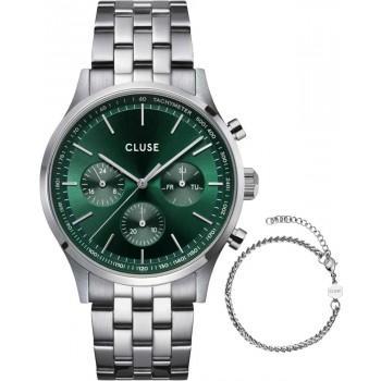 CLUSE Antheor Mens - CG20906, Silver case with Stainless Steel Bracelet