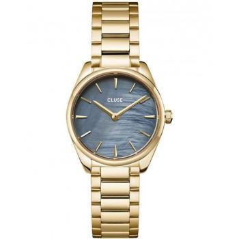 CLUSE Feroce Mini - CW11707,  Gold case with Stainless Steel Bracelet