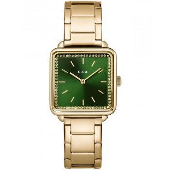 CLUSE La Tetragone - CW10311, Gold case with Stainless Steel Bracelet