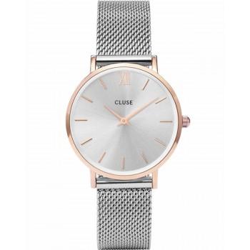 CLUSE Minuit - CW0101203004,  Rose Gold case with Stainless Steel Bracelet