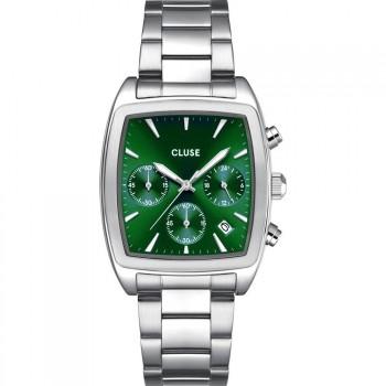 CLUSE Quartaut Chronograph - CW52002, Silver case with Stainless Steel Bracelet