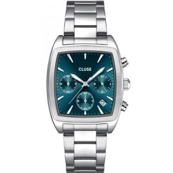 CLUSE Quartaut Chronograph - CW52001, Silver case with Stainless Steel Bracelet