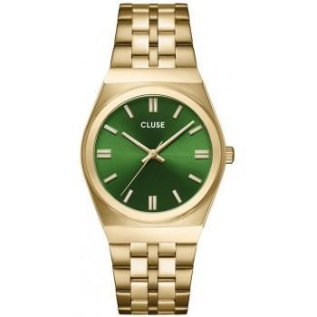CLUSE Retro 70's - CW35105,  Gold case with Stainless Steel Bracelet