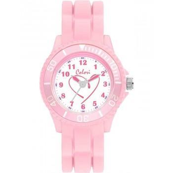 COLORI Heart Kids - CLK125  Pink case with Pink Rubber Strap