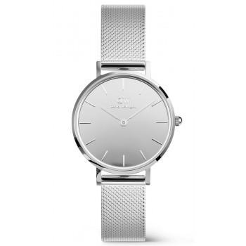 DANIEL WELLINGTON Petite Reflection Silver - DW00100796, Silver case with Stainless Steel Bracelet