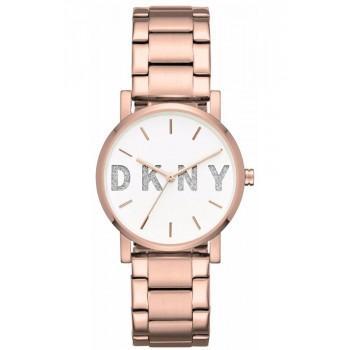 DKNY Soho Ladies  - NY2654, Rose Gold case with Stainless Steel Bracelet