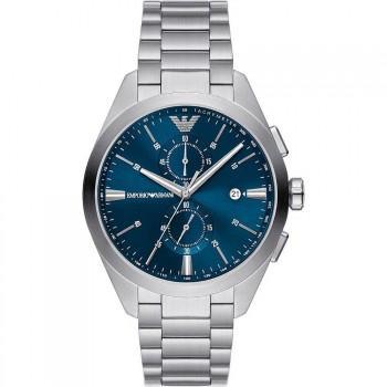 EMPORIO ARMANI Claudio Chronograph - AR11541, Silver case with Stainless Steel Bracelet