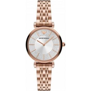 EMPORIO ARMANI Gianni T-Bar -  AR11446,  Rose Gold case with Stainless Steel Bracelet