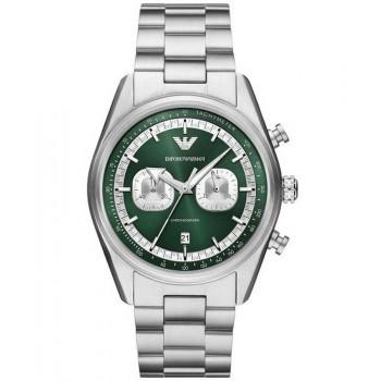 EMPORIO ARMANI Kariana Waves Chronograph - AR11637, Silver case with Stainless Steel Bracelet