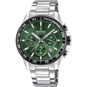 FESTINA Men's Chronograph - F20560/4 , Silver case with Stainless Steel Bracelet