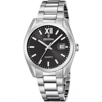 FESTINA  Men's - FF20707/6 , Silver case with Stainless Steel Bracelet
