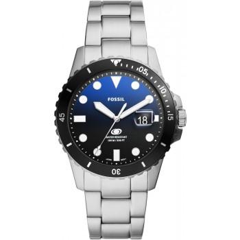 Fossil Blue - FS6038, Silver case with Stainless Steel Bracelet