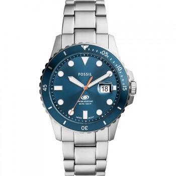 Fossil Blue - FS6050, Silver case with Stainless Steel Bracelet
