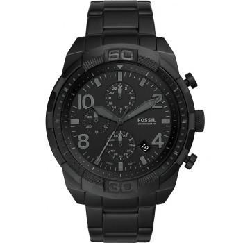 Fossil Bronson Chronograph - FS5712, Black case with Stainless Steel Bracelet