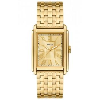 Fossil Carraway - FS6009,  Gold case with Stainless Steel Bracelet