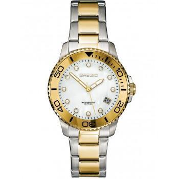 GREGIO Crystals Ladies - GR530040, Silver case with Stainless Steel Bracelet