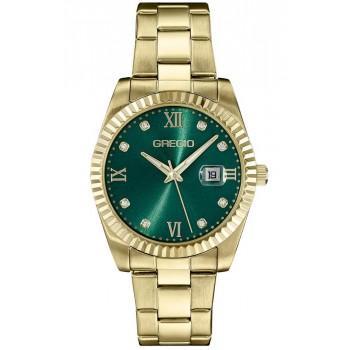 GREGIO Mallory - GR360021 Gold case with Stainless Steel Bracelet