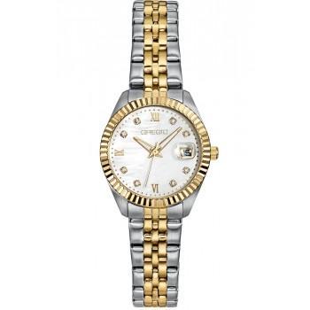 GREGIO Mallory Petit Crystals - GR480040 Silver case with Stainless Steel Bracelet