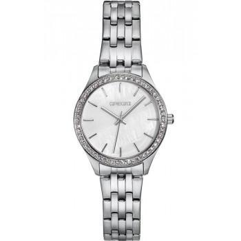 GREGIO Supernova Crystals - GR520010 Silver case with Stainless Steel Bracelet