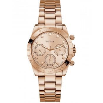 GUESS Eclipse Ladies - GW0314L3 , Rose Gold case with Stainless Steel Bracelet