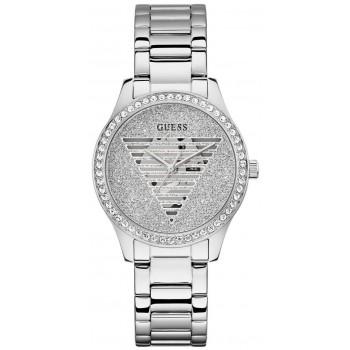 GUESS Lady Idol Crystals - GW0605L1, Silver case with Stainless Steel Bracelet