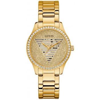 GUESS Lady Idol Crystals - GW0605L2, Gold case with Stainless Steel Bracelet