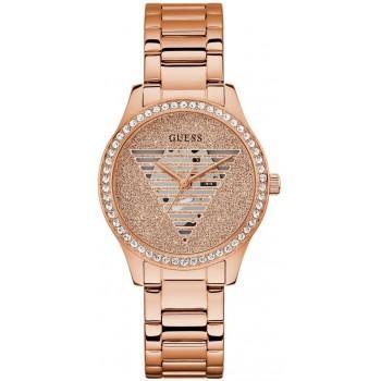 GUESS Lady Idol Crystals - GW0605L3, Rose Gold case with Stainless Steel Bracelet