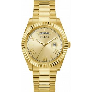 GUESS Men's Connoisseur - GW0265G2 , Gold case with Stainless Steel Bracelet