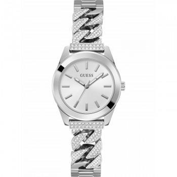 GUESS Serena Crystals - GW0546L1, Silver case with Stainless Steel Bracelet