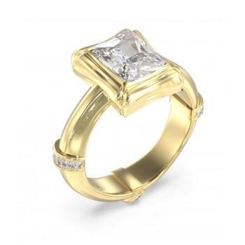 GUESS STEEL Δαχτυλίδι από Ανοξείδωτο ατσάλι Gold JUBR05173JWYG/54