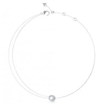 GUESS STEEL  Κολιέ από Ανοξείδωτο ατσάλι Silver JUBN05223JWRHT/U