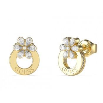 GUESS STEEL Σκουλαρίκια από Ανοξείδωτο ατσάλι Gold JUBE05108JWYGT/U
