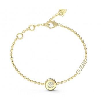 GUESS STEEL Βραχιόλι από Ανοξείδωτο ατσάλι Gold  JUBB04594JWYGL