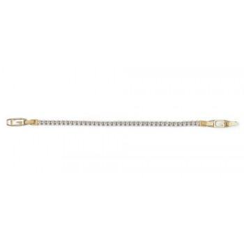 GUESS STEEL Βραχιόλι από Ανοξείδωτο ατσάλι Gold  JUBB05141JWYGT/U