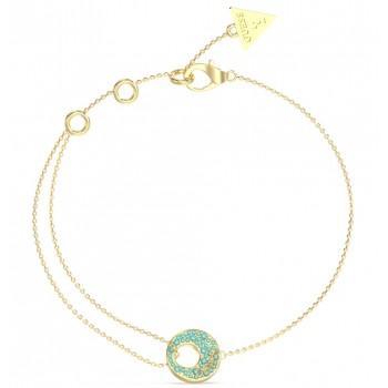 GUESS STEEL Βραχιόλι από Ανοξείδωτο ατσάλι Gold  JUBB05227JWYGAQL