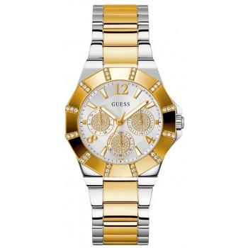 GUESS Sunray Crystals - GW0616L2, Gold case with Stainless Steel Bracelet