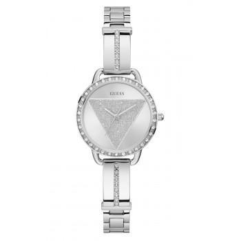 GUESS Tri Bellini Crystals - GW0914L1, Silver case with Stainless Steel Bracelet
