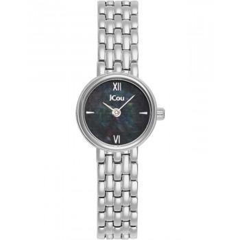 JCOU Lamelle Extra Small - JU19067-2, Silver case with Stainless Steel Bracelet