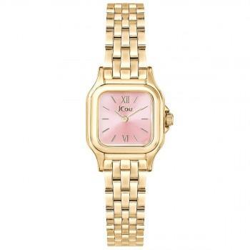 JCOU Muse - JU19065-4, Gold case with Stainless Steel Bracelet