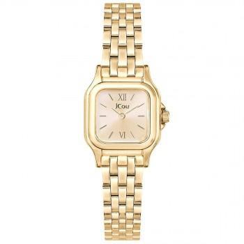 JCOU Muse - JU19065-5, Gold case with Stainless Steel Bracelet