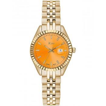 JCOU Queen's Petit ΙΙ - JU19066-4,  Gold case with Stainless Steel Bracelet