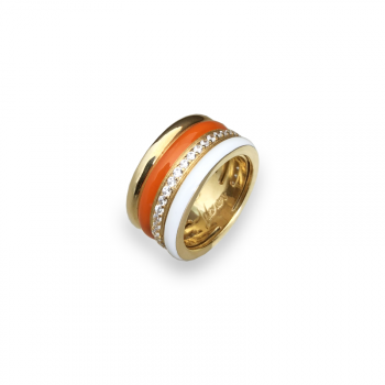 LABRIORO Δαχτυλίδι από Ασήμι 925 Gold Art.1025