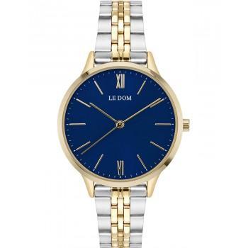 LE DOM Essence  - LD.1275-2, Gold case with Stainless Steel Bracelet