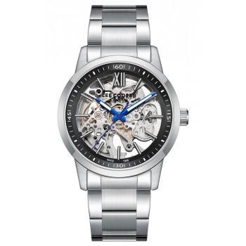 LEE COOPER Automatic Men's - LC08197.350,  Silver case with Metal Bracelet