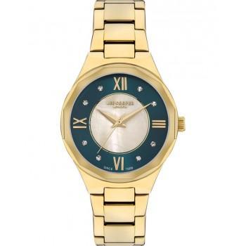 LEE COOPER Crystals Ladies - LC07922.170, Gold case with Stainless Steel Bracelet