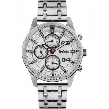 LEE COOPER Gents - LC06593.330  Silver case with Stainless Steel Bracelet