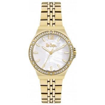 LEE COOPER Ladies Crystals  - LC07969.120, Gold  case with Stainless Steel Bracelet
