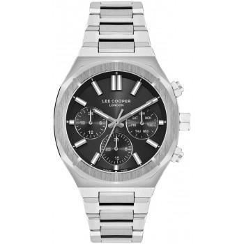 LEE COOPER  Men's  - LC07959.350 Silver case with Stainless Steel Bracelet