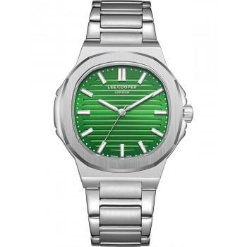 LEE COOPER Men's - LC08016.370,  Silver case with Metal Bracelet